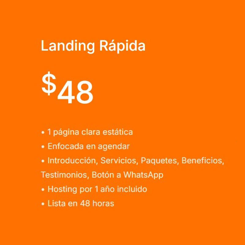 Landing Rápida