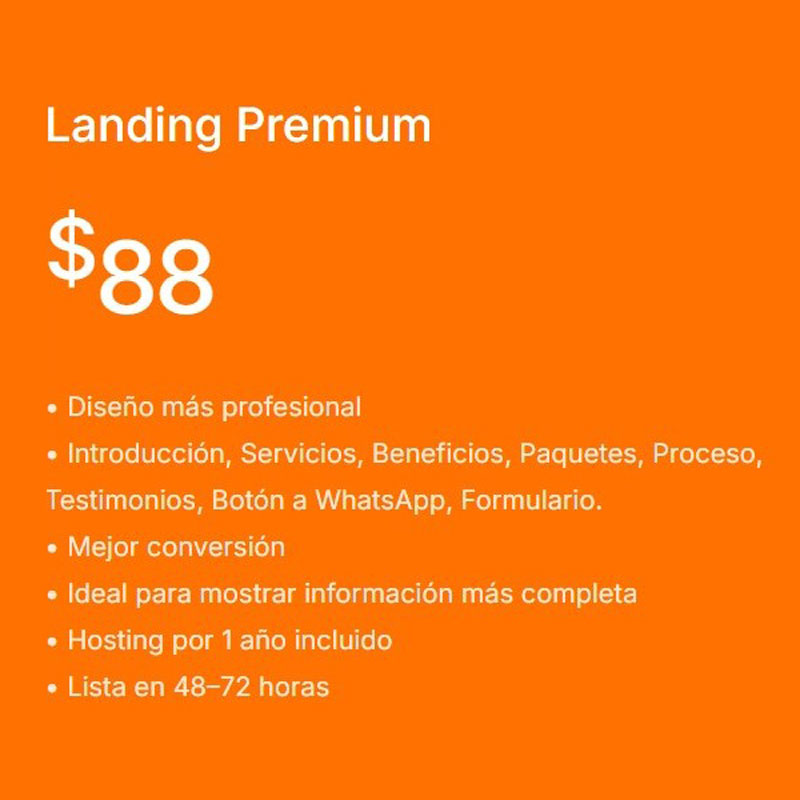 Landing Premium