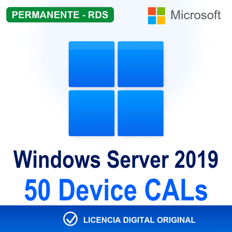 Windows Server 2019 Remote Desktop Services (RDS) 50 Cals