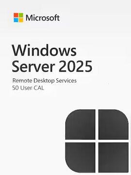 Windows Server 2025 RDS Services (50 Devices)