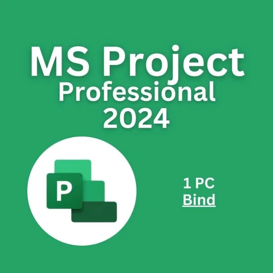 Microsoft Project Pro Plus 2024 Reinstalable 1 PC