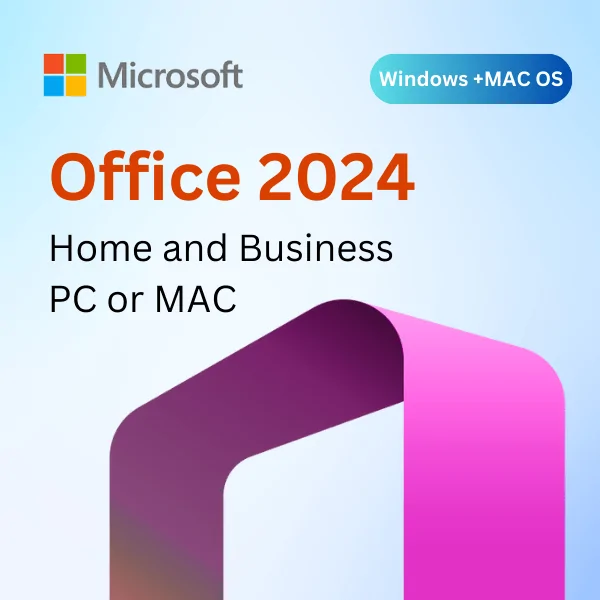 Microsoft Office 2024 Home and Business Pc/MacOS BIND 1 PC