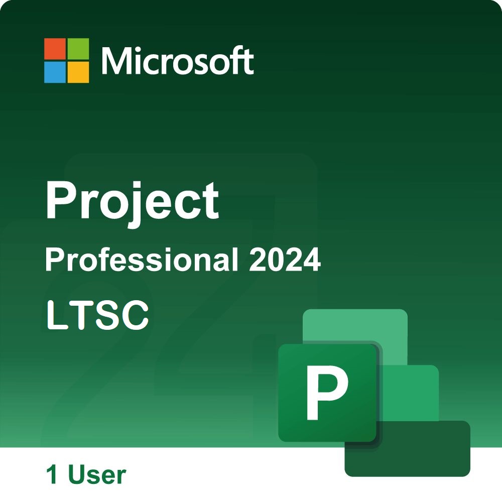 Microsoft Project Professional 2024 LTSC 1 PC