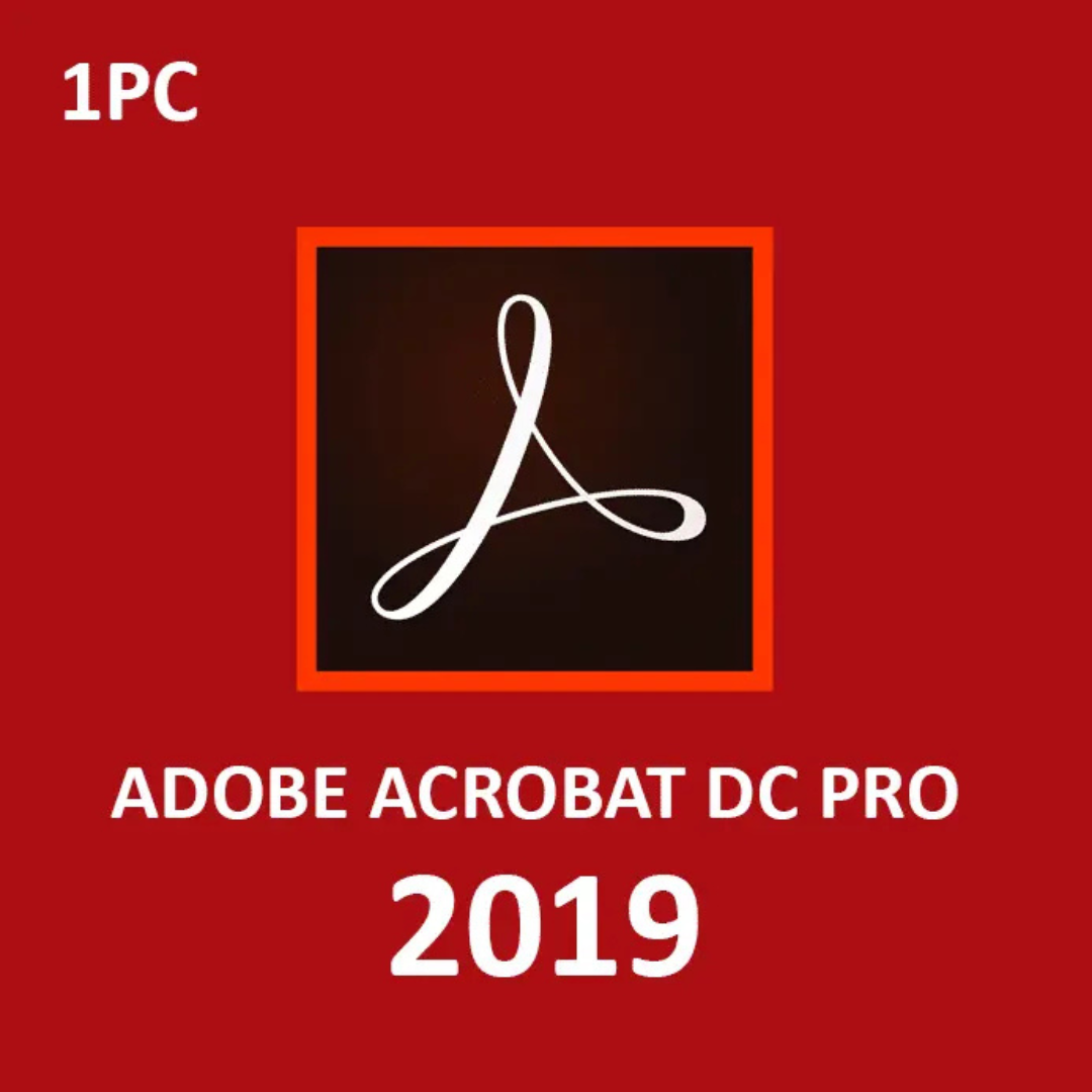 Licencia Digital Adobe Acrobat Pro 2019 Windows 1 PC