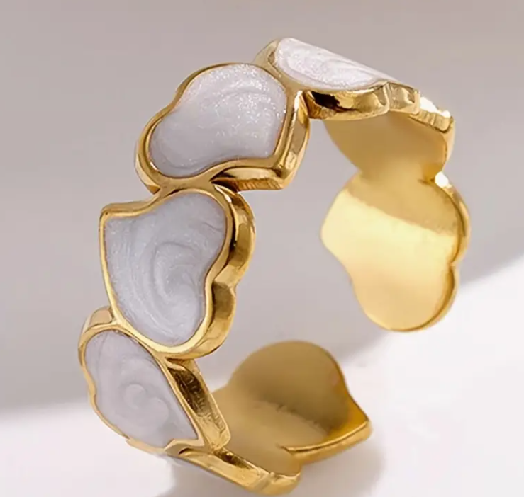 Anillo Corazón Noble - Acero Inoxidable