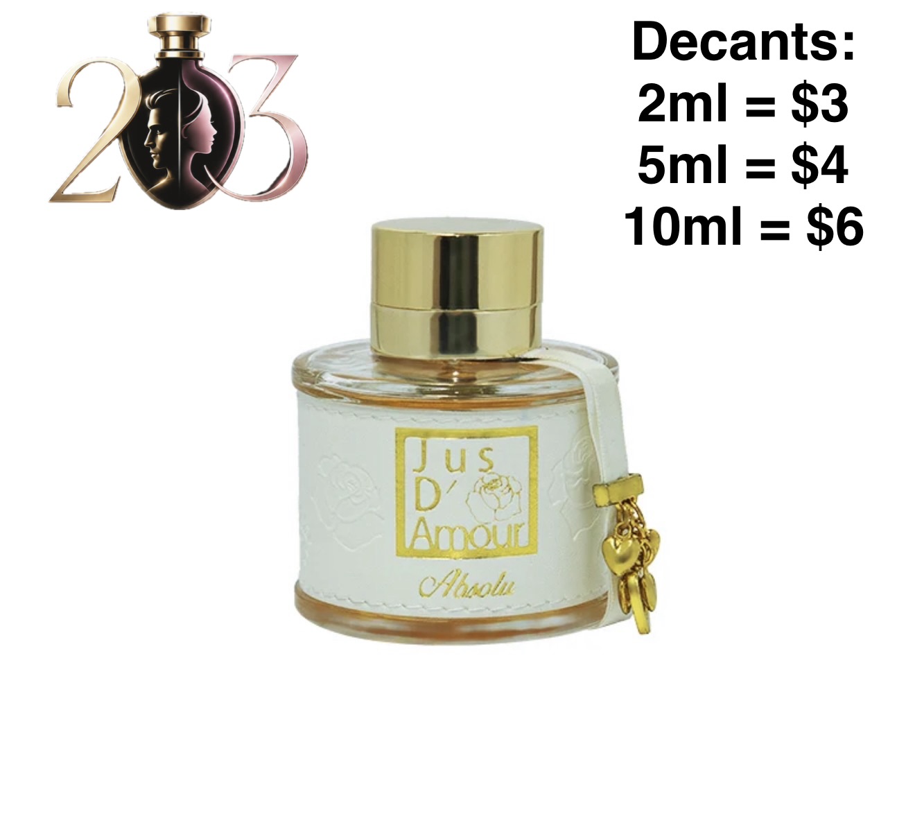 Jus D'Amour Absolu Eau de Parfum | 100 ML | Decants en 2, 5 y 10 ML